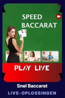 Speed Baccarat op SpinPanda live casino