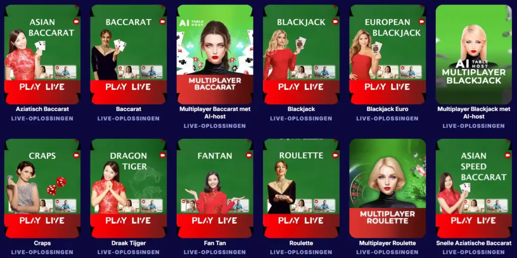 Spin Panda live casino