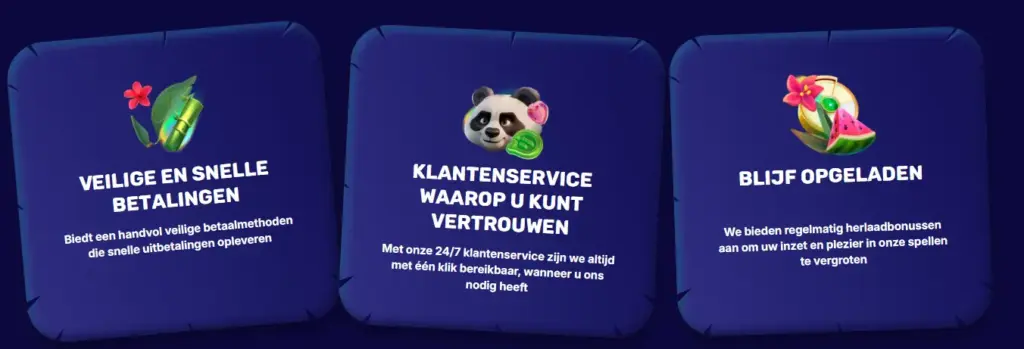 Spin Panda-functies
