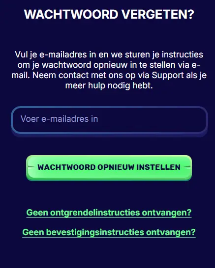 Wachtwoordherstel