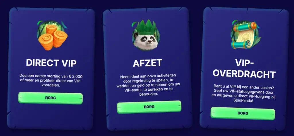VIP-voordelen