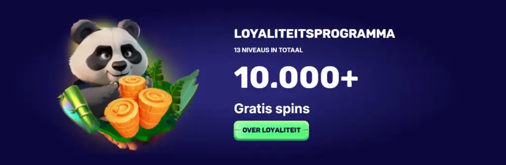 VIP-programma bij Spin Panda Casino